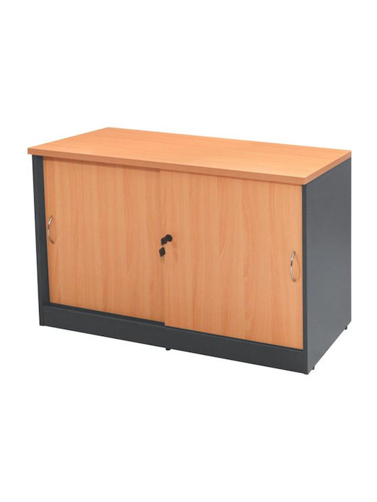 Kabinett Büro mit Schloss Beech 100x45x69cm