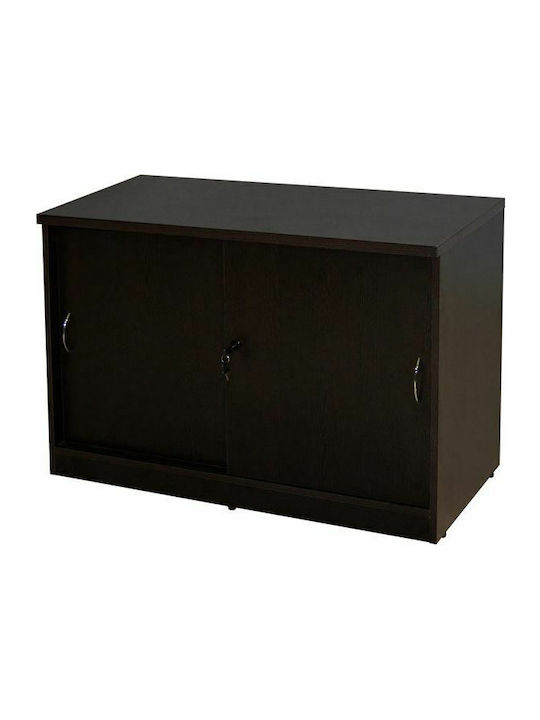 Kabinett Büro mit Schloss Wenge 100x45x69cm