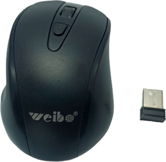 Weibo 2819B Wireless Mini Mouse Black