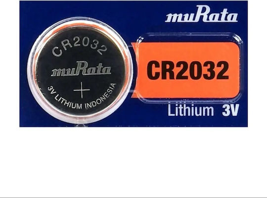 Murata Μπαταρία Λιθίου Ρολογιών CR2032 3V 1τμχ