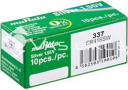Murata 337 Μπαταρία Silver Oxide SR416 1.55V 1τμχ