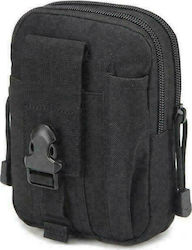 Talos Bag Molle with Double Pouches Black 1lt