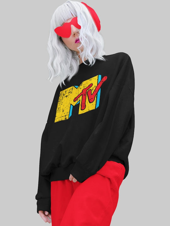 MTV W Sweatshirt - BLACK