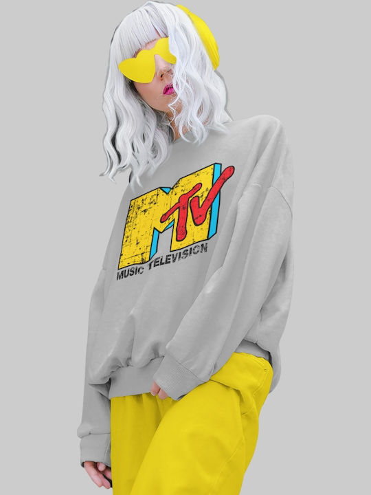 MTV W Sweatshirt - GREY MELANGE