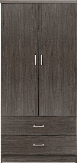 Doppeltür Kleiderschrank Zebrano 80x42x181cm