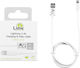 Lime LUL02 Редовна USB-A към Lightning кабел Бял 2м (65304)