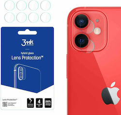 3MK Lens (Apple iPhone 12 Mini) Kameraschutz Gehärtetes Glas Transparent für das iPhone 12 mini