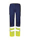 Fageo Reflektierend Arbeitshose Blau
