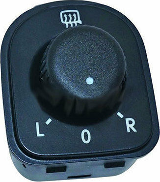 Mcar Car Mirror Switch for Volkswagen Golf / Passat / Jetta / Tiguan 6pin Black