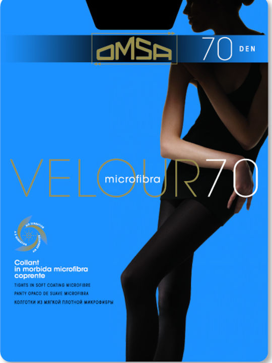 Omsa Velour Γυναικείο Καλσόν 70 Den Καφέ