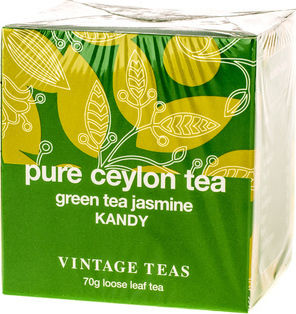 Vintage Teas Πράσινο Τσάι Pure Ceylon Green Tea Jasmine 70gr