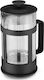 Aurora AU8004 French Press Coffee Maker Black 600ml