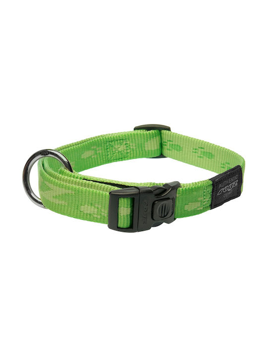 Rogz Alpinist Dog Collar in Green color MD Collar RGHB23G