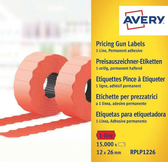 Avery Zweckform 1500 Autocolante Autoadezive pe Rolă 12x26mm 10buc