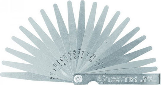 Tactix Φίλερ Βαλβίδων 20 λάμες 0.05-1.0mm
