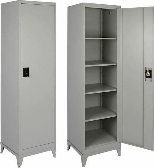 Μονόφυλλη Μεταλλική Γαλβανιζέ 50x45x190.5εκ.