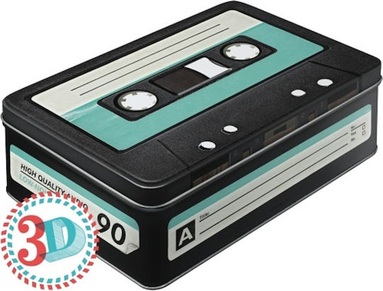 Nostalgic Art Flat Retro General Use Box with Metal Lid 23x16x7cm