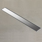 Tema Dolu Stainless Steel Channel Floor with Output 50mm and Size 60x6.5cm Silver