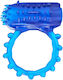 ToyJoy Flexible Ring & Finger Vibe Vibrating Ring Cock Blue