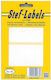 Stef Labels Small Adhesive Labels in White Color 104x80mm