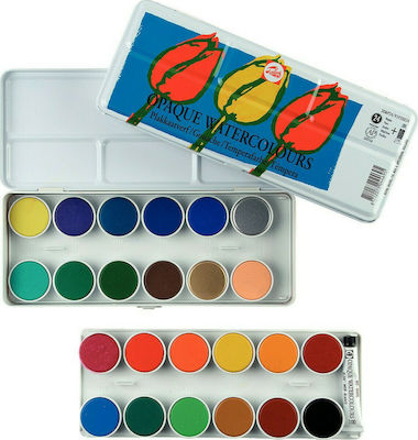 Royal Talens Opaque Watercolours Aquarellfarbenset Bunte 24Stück 95920024