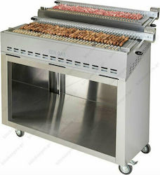 Sergas SK78D Spießiger Grill Kohle mit Sockel m...