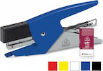 Romeo Maestri Primula 6 Hand- Heftgerät mit einer Heftkapazität von bis zu 12 Blättern Blau (Μiverse Farben)