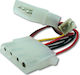 Digitus 4-Pin Molex - 4-Pin Molex Cable 0.3m Πολύχρωμο AK-430302-002-M