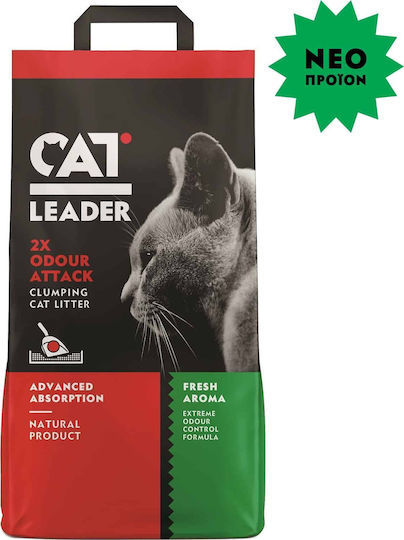 Cat Leader Ultra Compact Bentonite Cat Litter with Scent Φρεσκάδας 10kg
