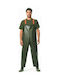 Dispan Waterproof Trousers Work Enhanced Green