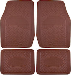 Autoline Set Front and Back Universal 4pcs 2020 Brown