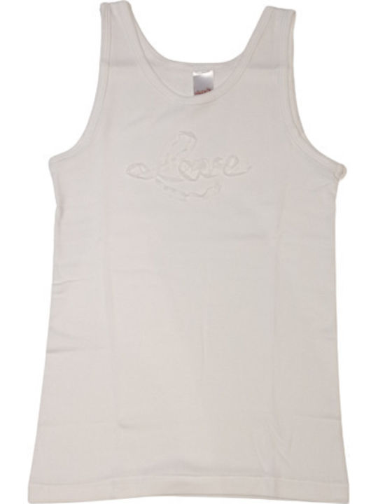 Minerva 41799 Kids Tank Top White 1pcs