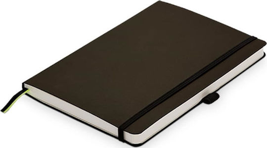 Lamy Softcover Umbra Notebook A5 with Dots , Elastic and Pen Holder Black