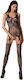 Passion Katerina BS070 Sexy Bodystockings Mesh with Open Crotch Black