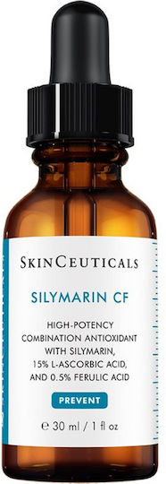 SkinCeuticals Silymarin CF Serum Hidratant și Anti-îmbătrânire pentru Față cu Vitamina C pentru Detoxifiere și Strălucire 30ml