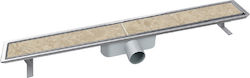 Viospiral Stainless Steel Channel Shower Silver