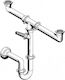 Pyramis Plastic Double Siphon Sink