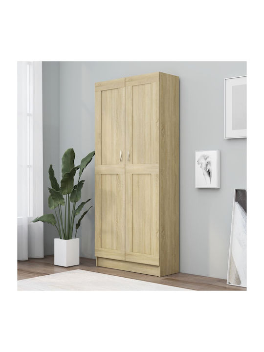 Office Storage Cabinet Wooden Sonoma 82.5x30.5x...