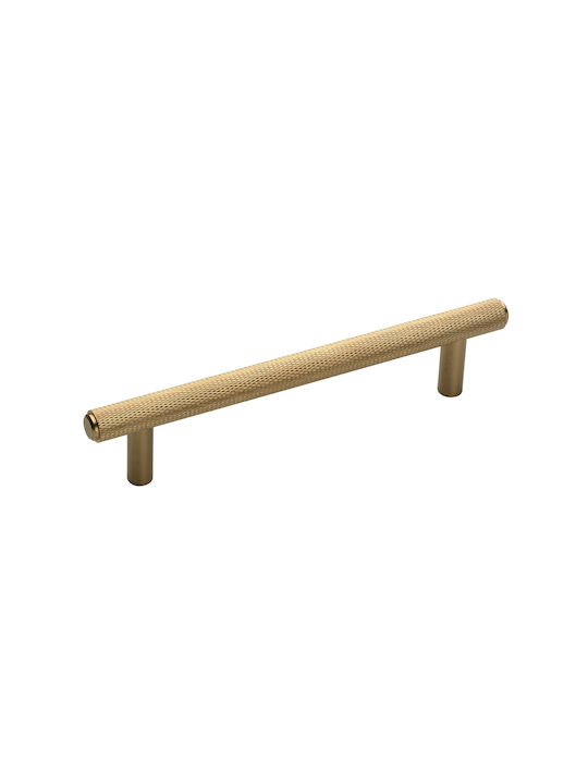 Roline 681 Λαβή Επίπλου από Μέταλλο Industrial Gold 265mm (Απόσταση Κέντρων 224mm) 681