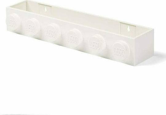 Kids Shelf Wall Mount White 47.8x11.5x7.8 cm