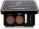 IDC Institute Eyebrow Grooming Kit Brow Makeup Palette in Brown Shade 0.5g