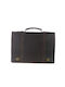 Leather briefcase GM311 Brown