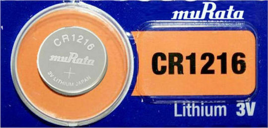 Murata Μπαταρία Λιθίου Ρολογιών CR1216 3V 1τμχ