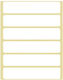 +Efo 240Stück Klebeetiketten No26 in Weiß Farbe 100x23mm