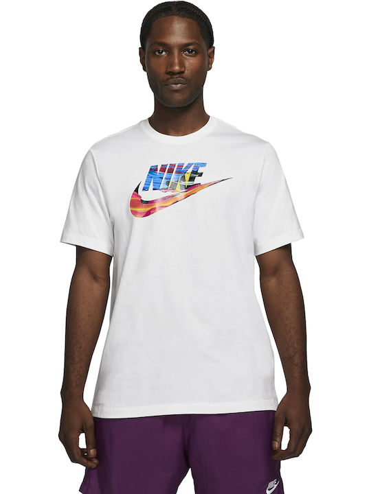 Nike Spring Break Hbr Ανδρικό T-shirt Λευκό με Λογότυπο