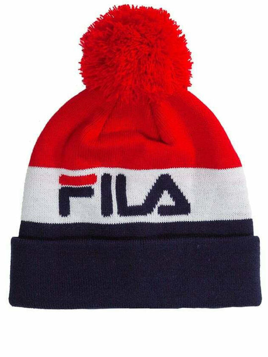 Kato Knitted Beanie Cap Red True