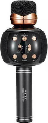 WSTER Wireless Karaoke Microphone WS2911 829114 WS-2911 in Black Color