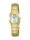 Seiko Watch with Gold Metal Bracelet