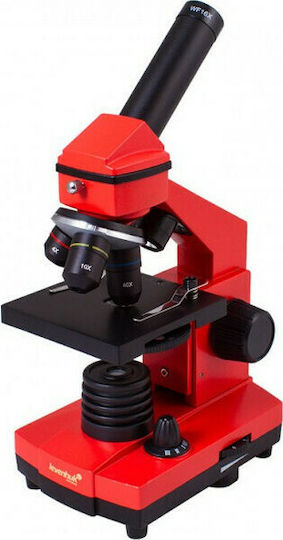Levenhuk Rainbow 2L Plus Biological Educational Monocular Microscope 640x Orange