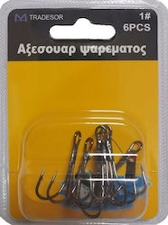 Tradesor Fishing Hooks Set 6pcs No1